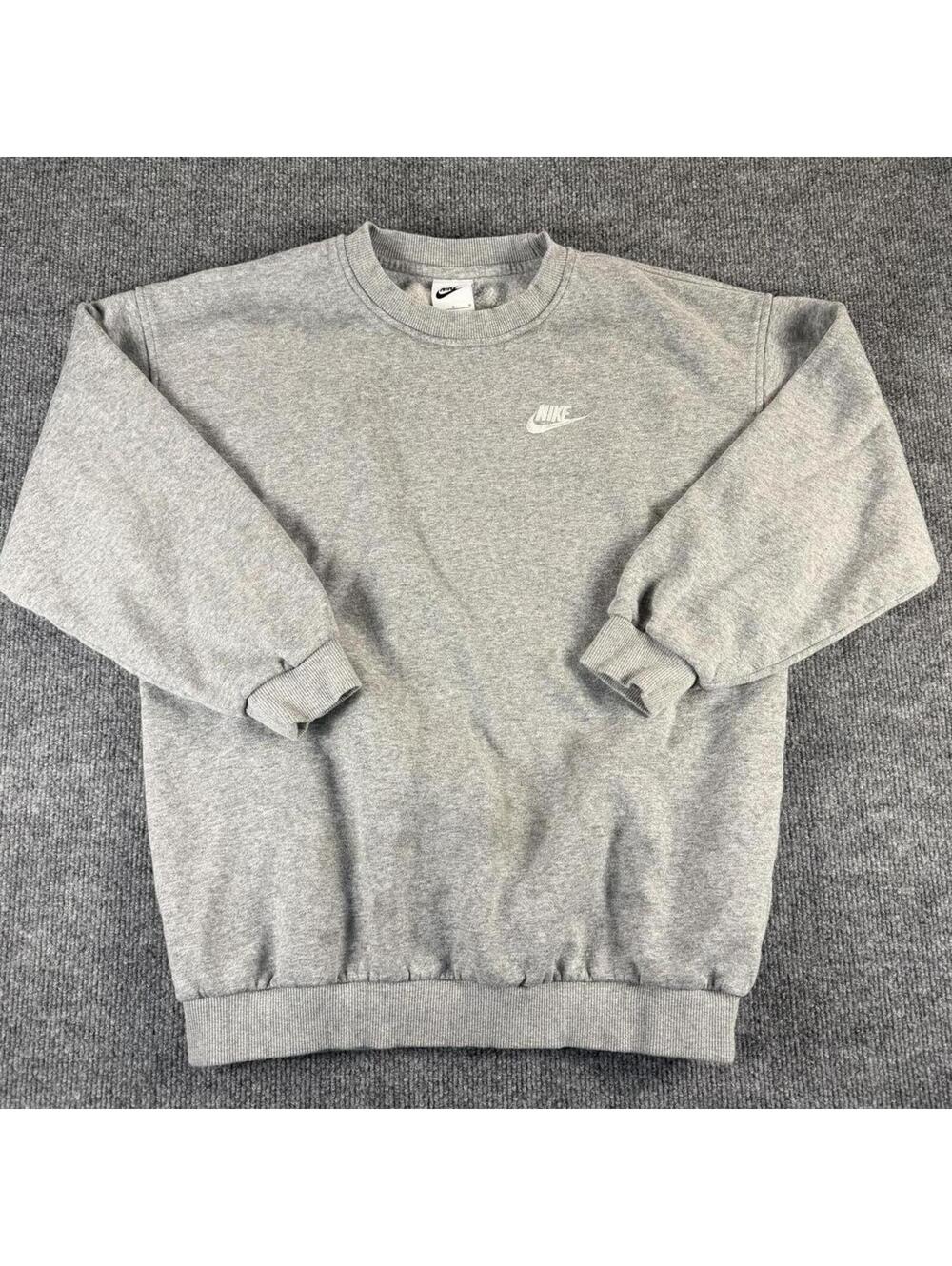 Nike Gray Crewneck‎ Pullover Sweatshirt Women's Large - Casual, activewear